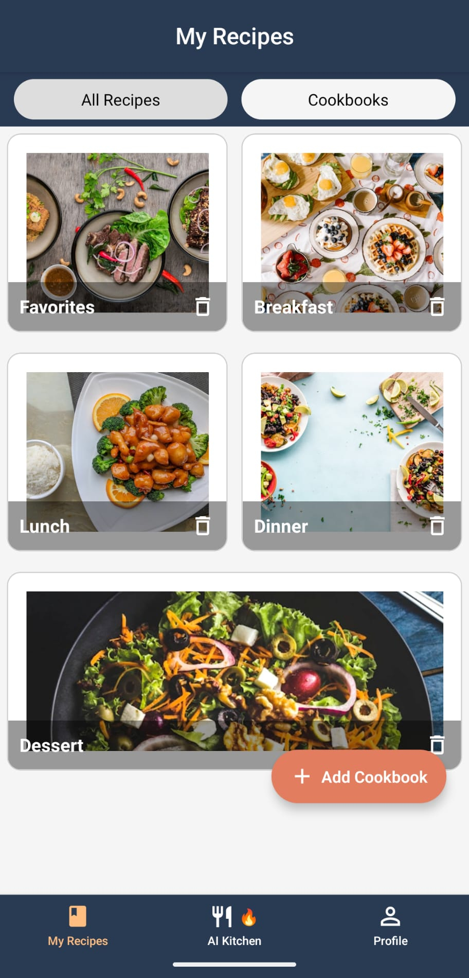 MyCookbook AI – app preview 3